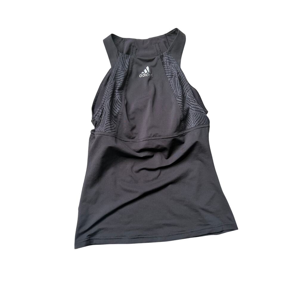 Adidas Black Mesh Racerback Training Tank Top – Size Small